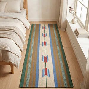 Traditional Pattern Kilim <b>Rugs</b> Turkish Hand Woven Anti Slip <b>Boho</b> Carpet for Travel Cotton Kilim Yoga Mat on Cheap Price - Product Image 3