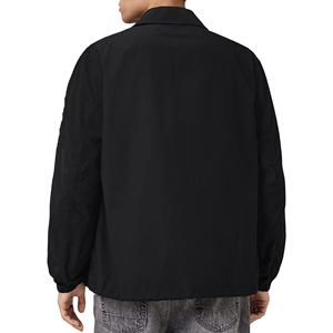 Vestes coupe-vent décontractées pour hommes, légères, avec logo personnalisé et fermeture à boutons pression, coupe classique, streetwear - Product Image 6