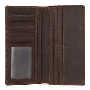 Cartera de Cuero Genuino Cosida a Mano Personalizada para Hombre, Tarjetero, Último Diseño, Cartera Tipo Clutch para Hombre - Product Image 4