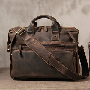 Maletín de cuero para portátil, nuevo diseño, bolsos para portátil de alta calidad, precio económico, bolso con estilo, diseño personalizado, bolsos de cuero para portátil - Product Image 1