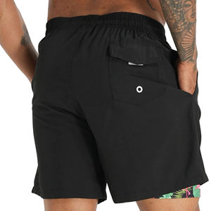 5 Inch Inseam Men's Solid Color Breathable Quick Dry Gym Workout Shorts Double <b>Layer</b> Mesh Design Custom Drawstring Closure - Product Image 6