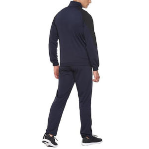 Survêtement en nylon pour homme, coupe oversize, avec poche arrière zippée, blocs de couleur, coupe-vent, personnalisable, ensemble deux pièces (veste et pantalon) - Product Image 5