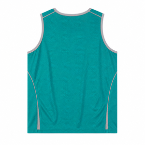 Chaleco Deportivo Unisex de Malla Teal para Entrenamiento de Fútbol, Sin Mangas, Transpirable, Cuello Redondo, para Adultos, Todas las Temporadas - Product Image 3