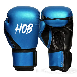 Guantes de Entrenamiento de Piel para MMA y Boxeo OEM con Cierre de Velcro para Muay Thai, BJJ y Grappling, Guantes de Boxeo de Piel Sintética - Product Image 4