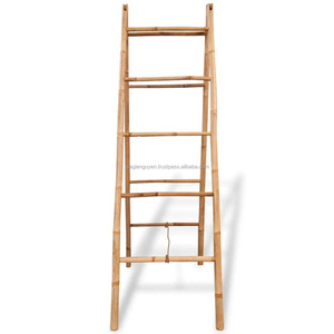 Toallero de Bambú Tipo Escalera, Diseño Delgado de 50 cm de Ancho, Plegable, Varias Alturas (150-190 cm), Independiente, Ideal para Baños Pequeños y Apartamentos - Product Image 3