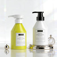 Botella de Plástico PET de 300 ml (10 oz) con Hombro Inclinado y Bomba Dosificadora, Impresión Serigráfica, para Jabón Líquido, Crema de Manos, Gel de Baño