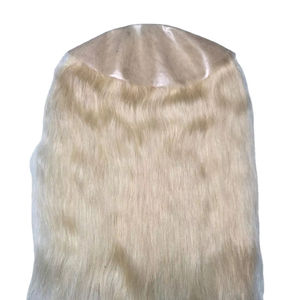 Perruque en cheveux humains Remy indiens pour femmes, ondulations naturelles, ondulations profondes, douce et légère, bonnet en silicone, Taz Hair BD - Product Image 1