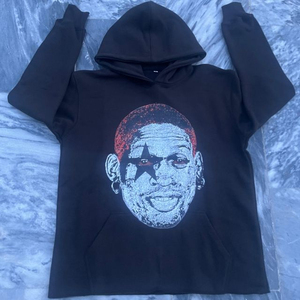 Sudaderas con Capucha de Moda Urbana Americana con Estampado Digital 3D para Hombre, Tela de Algodón, Sudaderas con Capucha Personalizadas con Pedrería para Hombre - Product Image 4