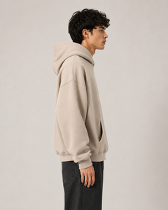 Men's 100% Cotton Hoodies Sweatshirts Heavy Weight <b>Thick</b> <b>Fleece</b> Regular Fit Solid Pattern Knitted Weaving Custom Anti-Wrinkle - Product Image 4