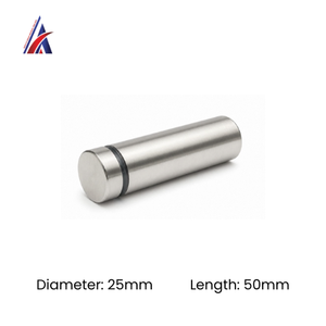 Premium Grade Malaysia Supplier Stainless Steel Bolt and Nut 25mm x 50mm Heavy Duty Threaded Fastener Set for Machinery - Product Image 1