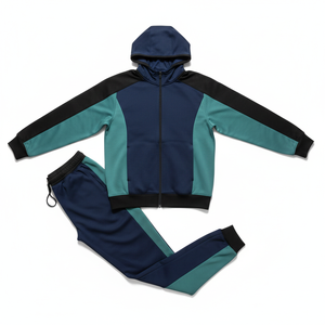 Factory High Quality Men's Football Tracksuit Short Front Quick Dry Breathable 100% Polyester Sublimated Print 240g <b>Athletic</b> Fit - Product Image 5