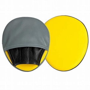 Genuine Leather Boxing Focus Pads Lightweight Curved Punch Mitts Adjustable Wrist <b>Karate</b> Training <b>Equipment</b> 2026 - Product Image 1