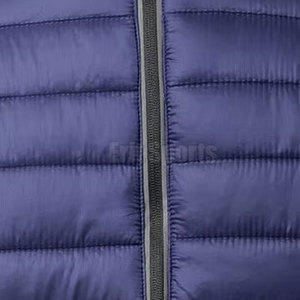 Blouson d'hiver matelassé à capuche pour homme, chaud et confortable, avec logo frontal, écologique et respirant, idéal pour les sorties décontractées et la superposition - Product Image 6