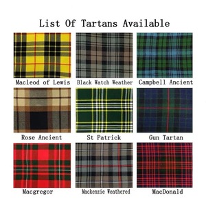 Kilt utilitaire hybride de haute qualité en tartan Macleod Lewis, noir et jaune, en coton, fait main au Pakistan, vêtements des îles d'Asie-Pacifique - Product Image 6