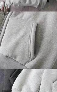 Unisex Heavyweight Crew Neck New Fashion Men Winter Long <b>Sleeve</b> <b>Short</b> Coat <b>Cardigan</b> Zipper Solid ColorWholesale High Quality - Product Image 6