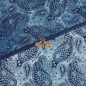 Tissu en coton 100% imprimé à la main au bloc d'indigo traditionnel, artisanal, héritage de Jaipur, écologique - Product Image 2