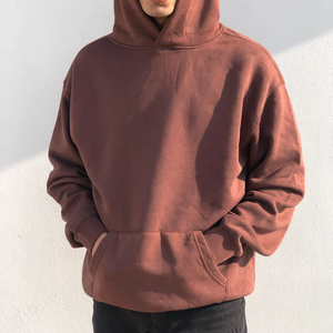 Casual Hoodies 100% Cotton Fleece Fabric Oversized Fit with Pocket Pro Quality for Winter Season with cheap quality OEM - Product Image 2