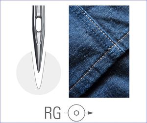 Steel Industrial <b>Sewing</b> Machine Needles 781972 Nm 65 9 UY 128 GAS TVX3 for Garment Workshop Use - Product Image 3
