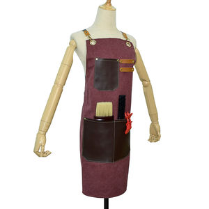 Custom Design Print Logo Bib Barber <b>Apron</b> Cotton <b>Waterproof</b> Adult <b>Apron</b> Men Women Custom Logo Sleeveless Polyester Fashionable - Product Image 6