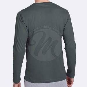 Camisa de Manga Larga para Hombre, Diseño Nuevo de Verano, Última Moda Casual, 100% Algodón, Color Personalizado - Product Image 3