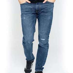 Pantalones Vaqueros Casuales de Mezclilla para Hombre de Alta Calidad, Estilo Recto y Elegante con Cintura Media, Pantalones de Moda Urbana - Product Image 3