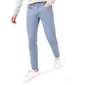 Custom <b>Elastic</b> Denim <b>Jeans</b> for Men Slim Fit Casual Solid Mid <b>Waist</b> Comfortable Outdoor Pencil Pants Style - Product Image 3