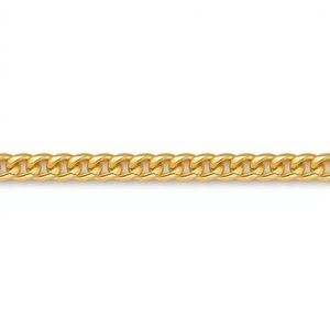 14K <b>Solid</b> <b>Gold</b> Curb Chain Necklace for Women and Men Minimal Classic Fine Jewelry Custom OEM Recycled <b>Gold</b> Chain - Product Image 1