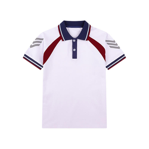 เสื้อโปโลโรงเรียนมัธยมสีฟ้าอ่อนสำหรับกีฬาโรงเรียน ขายส่ง เสื้อยูนิฟอร์มโรงเรียนแบบกำหนดเอง เสื้อยืดกอล์ฟ โพลีเอสเตอร์/คอตตอน - Product Image 6