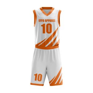 Uniformes de Baloncesto Deportivos al por Mayor, Conjuntos Personalizados con Logotipo Impreso, Calidad Premium, 100% Poliéster, Secado Rápido - Product Image 6