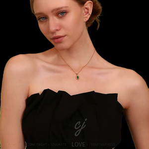 สร้อยคอเพชรโมซานไนต์สุดหรูพร้อมสายปรับได้สำหรับผู้หญิง เครื่องประดับแฟชั่น ชุดเจ้าสาว และไอเดียของขวัญวันเกิด - Product Image 5
