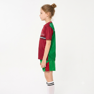 OEM 2026 Custom Summer Short Sleeve Soccer Jersey 100% <b>Polyester</b> Quick Dry Football Uniform - Product Image 5