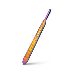 Cuchilla Quirúrgica de Precisión Fina con Mango de Acero Inoxidable, Portacuchillas Reutilizable, Instrumento Médico para Uso en Quirófano - Product Image 4