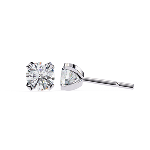 REYES Wholesale 925 <b>Sterling</b> <b>Silver</b> Wedding Gift Fine Jewelry for Women GRA Certified Round Cut 2.5 Carat Moissanite Earrings - Product Image 1