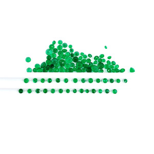 Esmeralda Zambiana Natural Calibrada de 4mm, Piedras Sueltas Facetadas para Joyería, Lista para Usar - Product Image 1