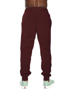 OEM <b>Men</b>’s Custom Logo Premium Fleece Jogger Sweatpants Relaxed Fit <b>Elastic</b> <b>Waist</b> Drawstring Casual Streetwear Training <b>Trousers</b> - Product Image 5