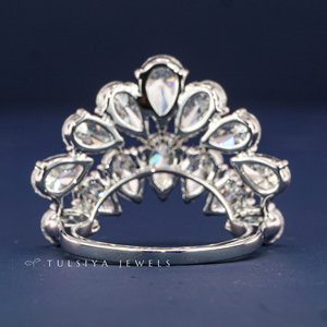 Elegant 14K Gold Lab Created <b>Diamond</b> <b>Ring</b> for Women Premium Synthetic <b>Diamond</b> Engagement Wedding <b>Ring</b> Fine Jewelry Gift - Product Image 5