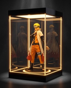 Nouveau design 2026 : Boîte de rangement publicitaire rectangulaire entièrement lumineuse en contreplaqué et acrylique, éclairée par LED, personnalisable avec logo gravé - Product Image 5