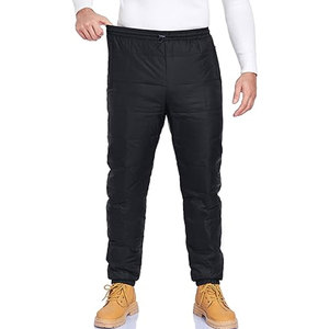 Pantalon de neige décontracté en toile pour homme – Hiver, chaud, isolé, utilitaire, matelassé, coupe-vent, écologique, léger – Idéal ski et camping - Product Image 6