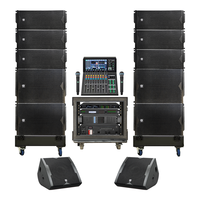 Système de sonorisation Line Array passif double 10 pouces LS3 (6+4+2) Série LA, boîtier en bois mono, garantie 3 ans, 700W/500W, XLR/Speakon, 18 pouces simple