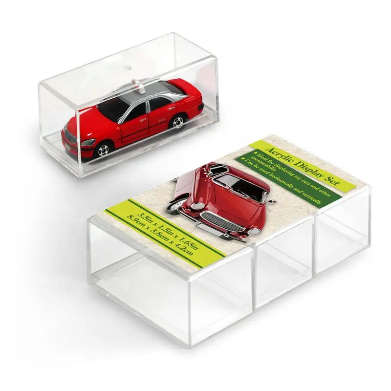 Showcase Clear Acrylic Display Box Protector Collector Display Showcase