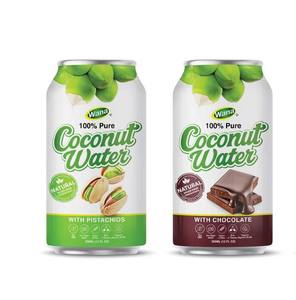 Jugo de Frutas y Vegetales con Electrolitos, Chocolate y Pistachos, Agua de Coco de 355 ml, Alta Calidad, Venta Caliente, Personalizable OEM ODM - Product Image 1