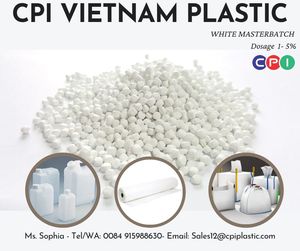 CPI High Quality White Titanium Dioxide <b>Masterbatch</b> Pellet/Granule for PE PP Film Injection Blow Molding - Product Image 1