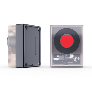 Nhỏ gọn âm thanh không dây máy nghe nhạc 5 Wát đầu ra 360 Stereo xoay đĩa cho máy tính để bàn ký túc xá du lịch ES-T85 - Product Image 2