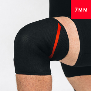 Manchons de compression extensibles pour les genoux avec une construction confortable et durable, idéaux pour la gym, l'exercice, la course à pied et l'entraînement physique. - Product Image 5