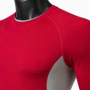 Camiseta de compresión de manga corta de secado rápido, ecológica y de alta calidad, personalizada para entrenamiento de gimnasio y fitness. - Product Image 6