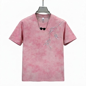 T-shirt rayé tendance style vintage pour homme, manches courtes, coton premium, coupe oversize, streetwear décontracté - Product Image 4