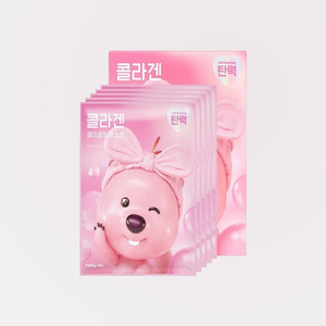 แผ่นมาส์กหน้าคอลลาเจนเกาหลี Janmang Loopy Reply Me Collagen Facial Fit Mask 5 แผ่น แผ่นมาส์กหน้าคอลลาเจน - Product Image 5