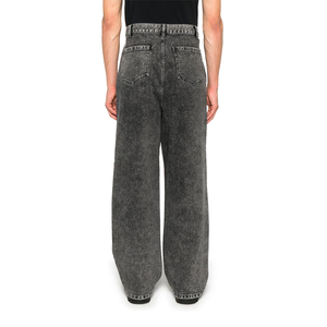 Custom Joggers Men's Pants Slim Fit Acid Wash <b>Trouser</b> Casual Sports Street Wear <b>Elastic</b> <b>Waist</b> Jogger Men Acid Washed Flared Pant - Product Image 4