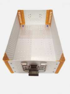 Caja de Esterilización de Acero Inoxidable Autoclavable, Contenedor de Esterilización de Instrumentos Médicos Reutilizable de Alta Calidad, Manual - Product Image 5