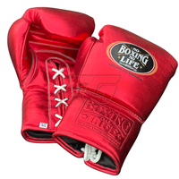 Guantes de Boxeo No Boxing No Life, de Cuero Genuino Premium, para Entrenamiento y Sparring, con Cierre de Cordones, Transpirables, Proveedor de Fábrica OEM